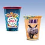 Custom 12 oz-Reusable Clear Plastic Cups