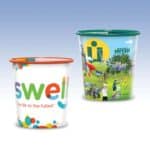 Custom 12 oz-Reusable Clear Plastic Containers-Plastic Cups